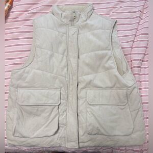 Cotton On Beige Corduroy Vest